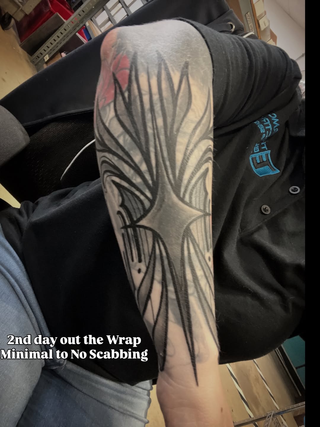 Tattoo by @inkby.lee โ black_and_grey, geometric