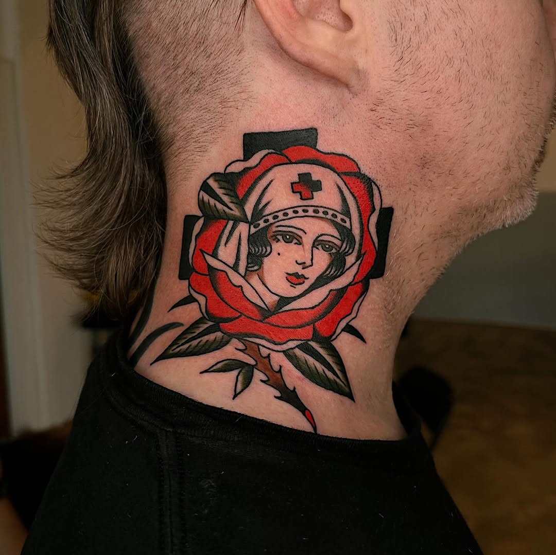 Tattoo by @heiditattoo — american_traditional, neo_traditional