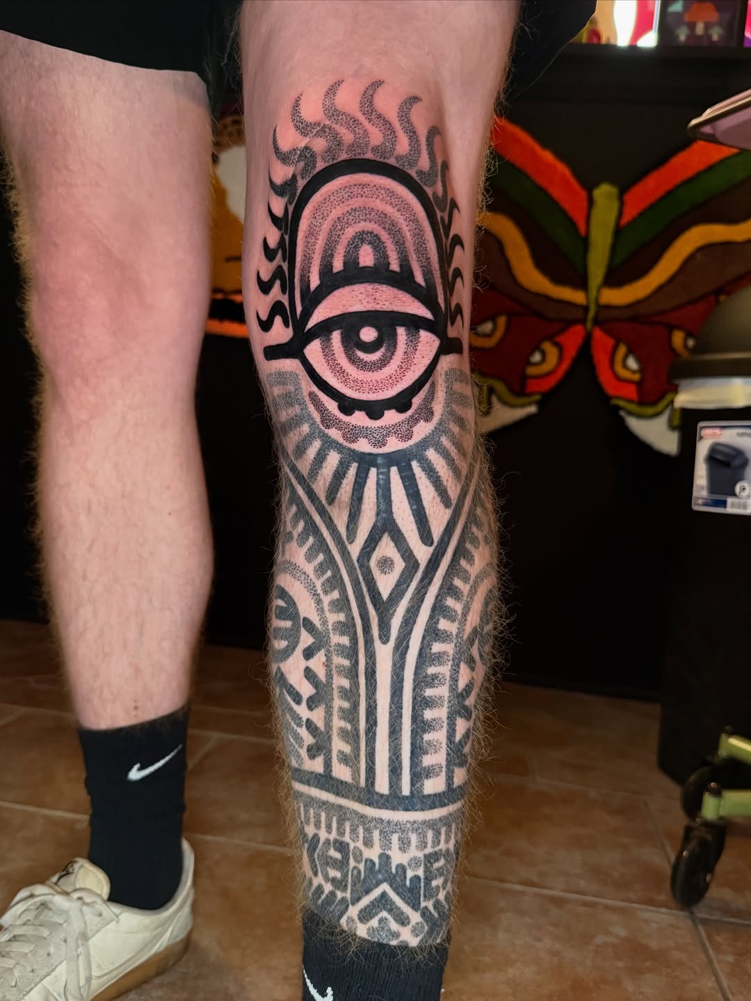 Tattoo by @boobyhill_ β blackwork, geometric