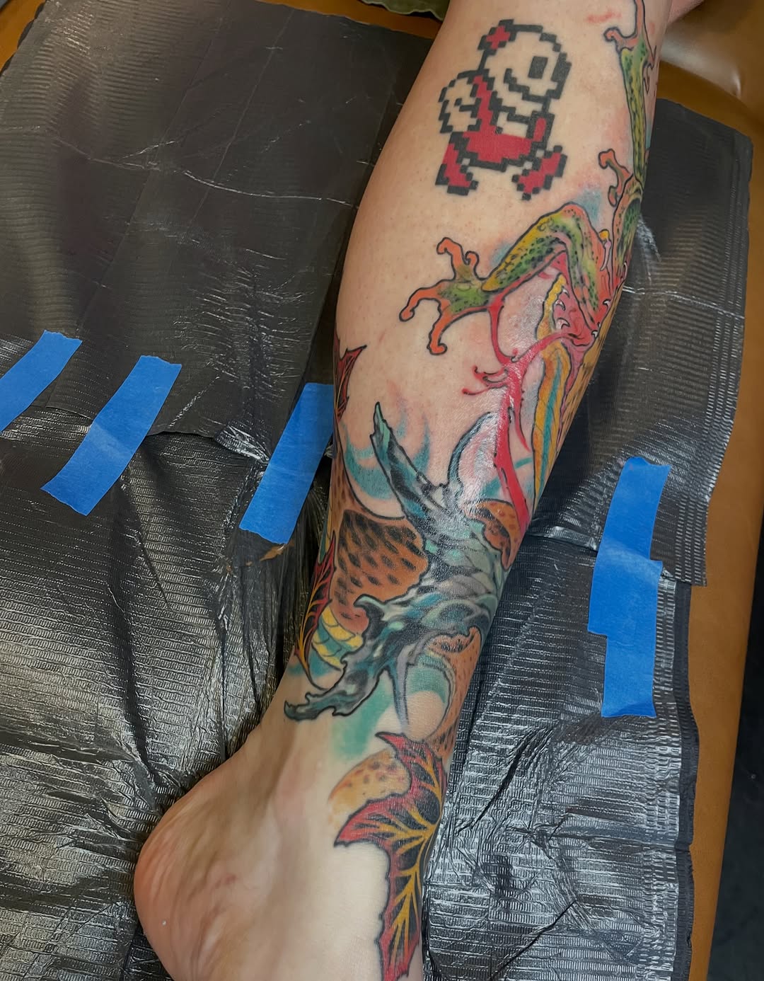 Tattoo by @billyhaines — new_school, anime