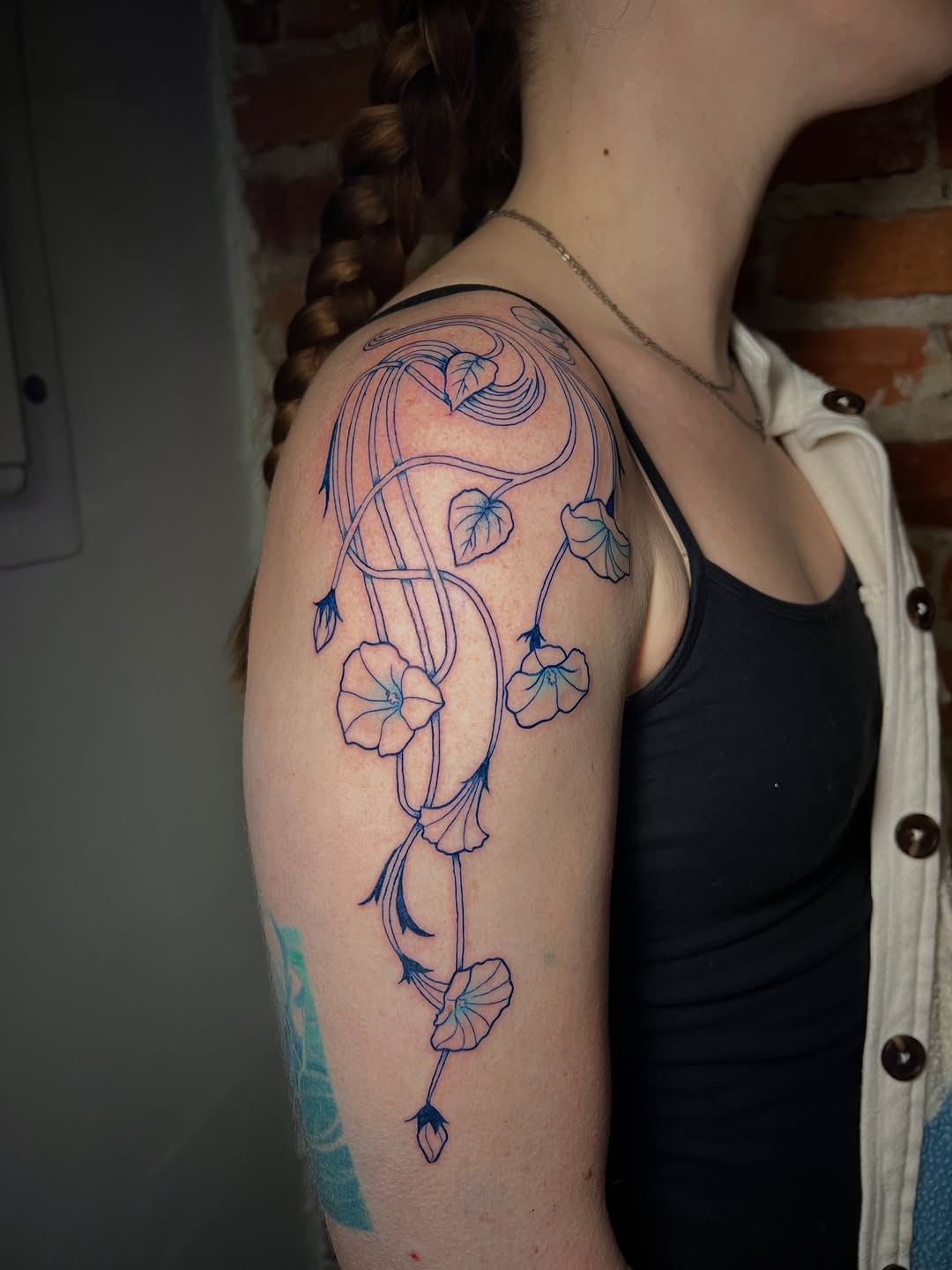 Tattoo by @uncomfycomfort โ illustrative, fine_line