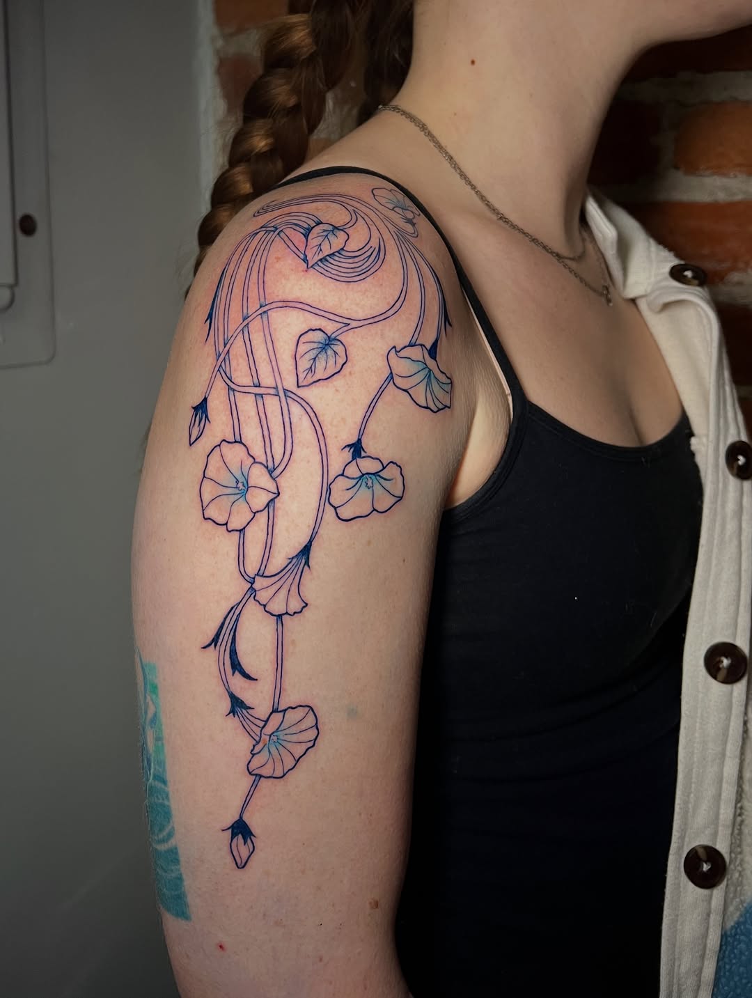Tattoo by @uncomfycomfort โ illustrative, fine_line