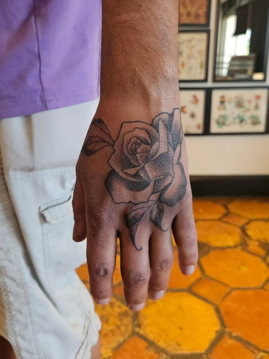 Tattoo by @neonmoonink — black_and_grey, realism