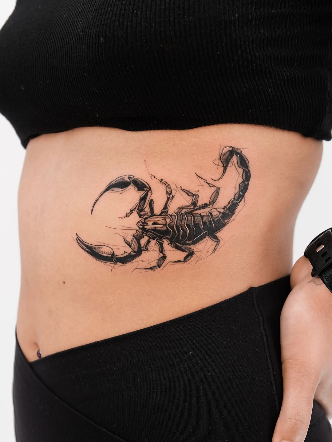 Tattoo by @tahinos.tattoo โ illustrative, black_and_grey