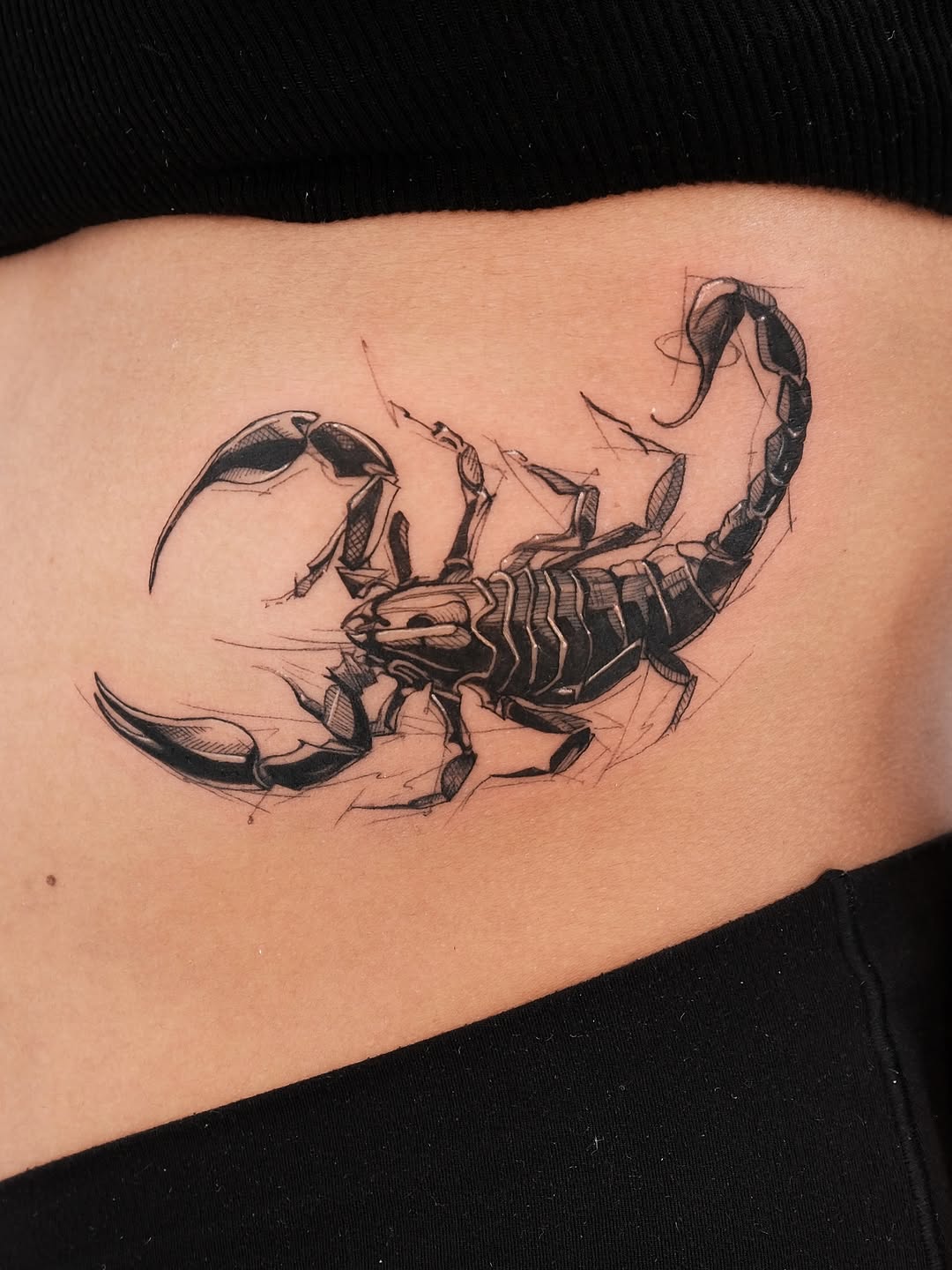 Tattoo by @tahinos.tattoo โ illustrative, black_and_grey