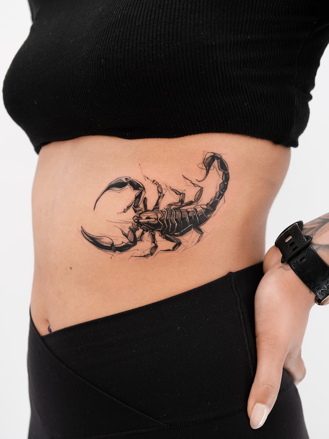 Tattoo by @tahinos.tattoo โ illustrative, black_and_grey