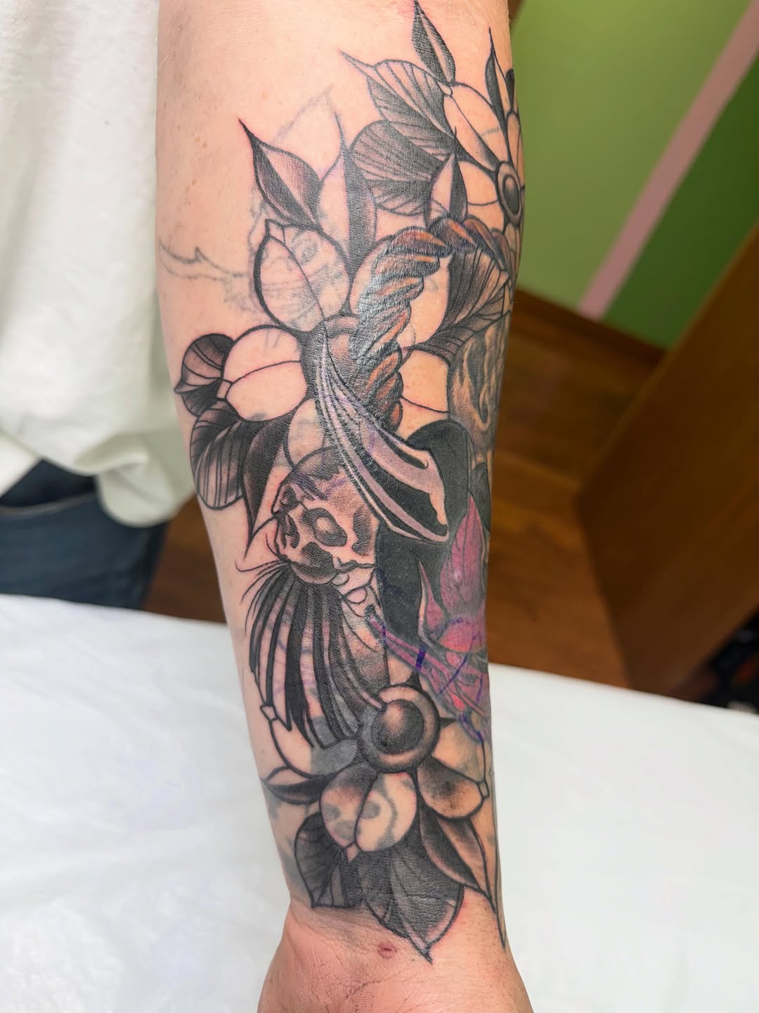 Tattoo by @tattoosbywoody — neo_traditional, black_and_grey