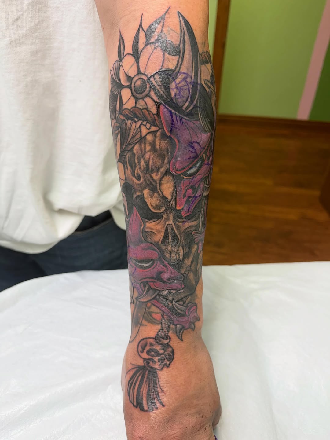 Tattoo by @tattoosbywoody — japanese_irezumi, black_and_grey