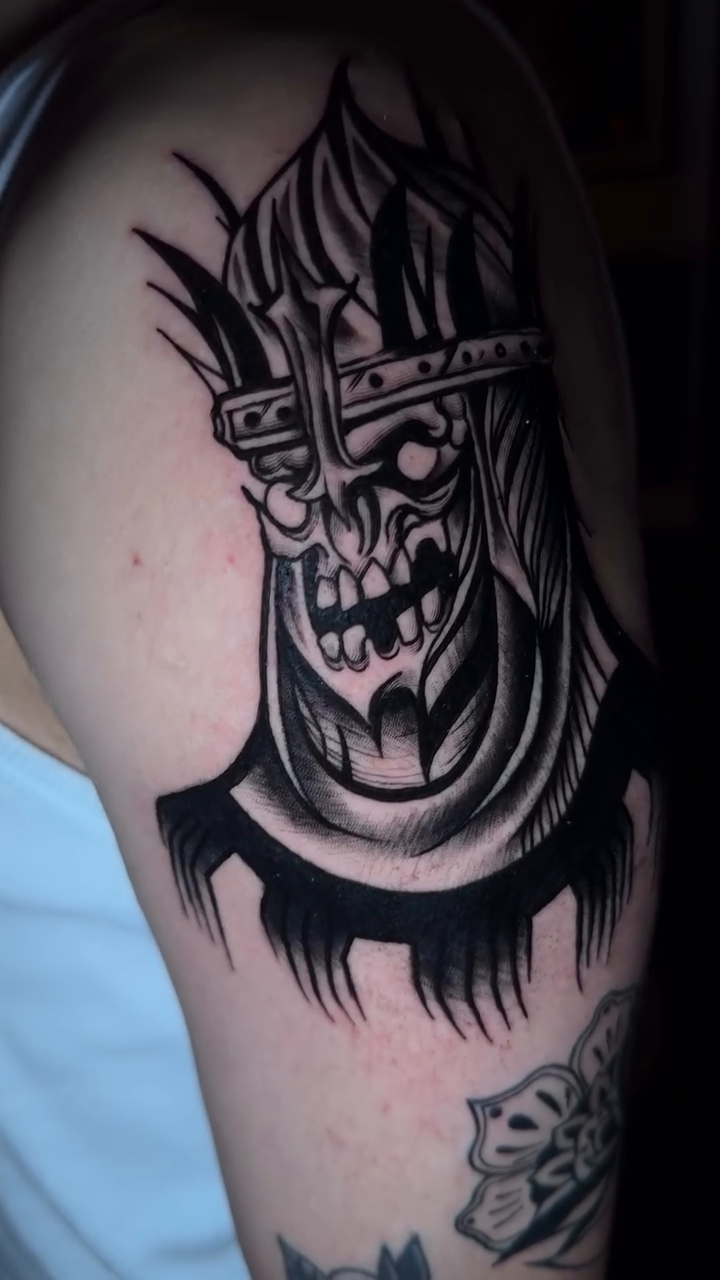 Tattoo by @tattooboston — blackwork