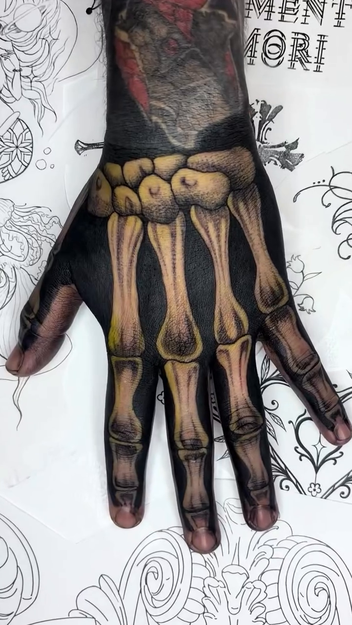 Tattoo by @loopytatz — blackwork, realism