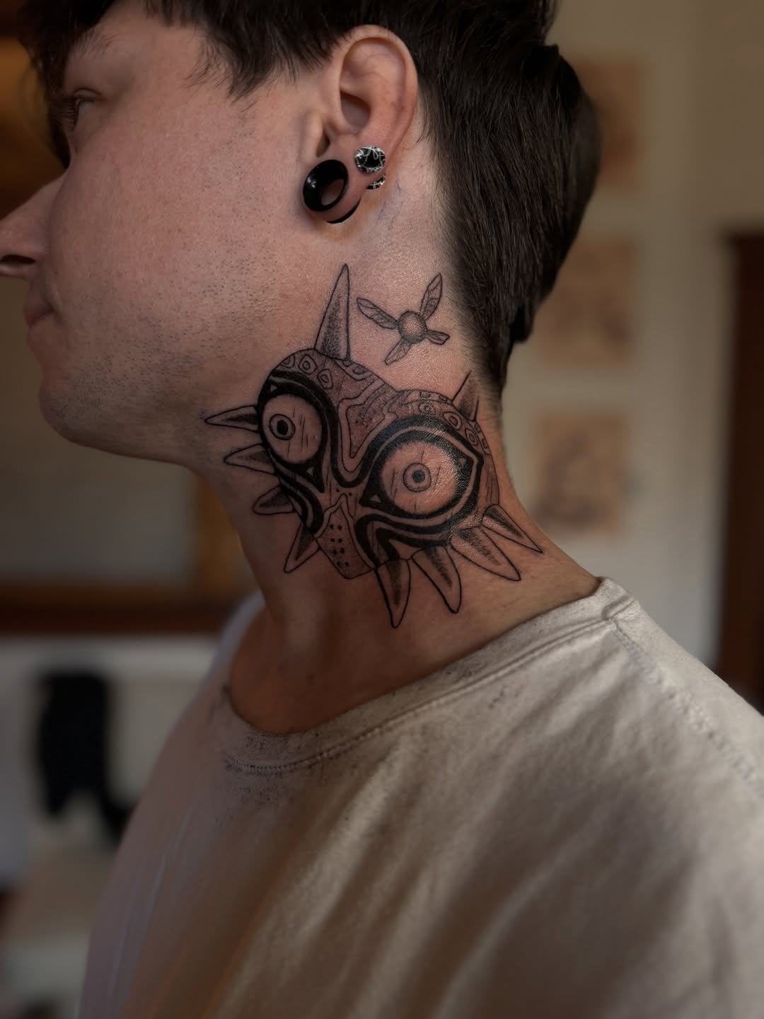 Tattoo by @cjamtattoos — illustrative, black_and_grey
