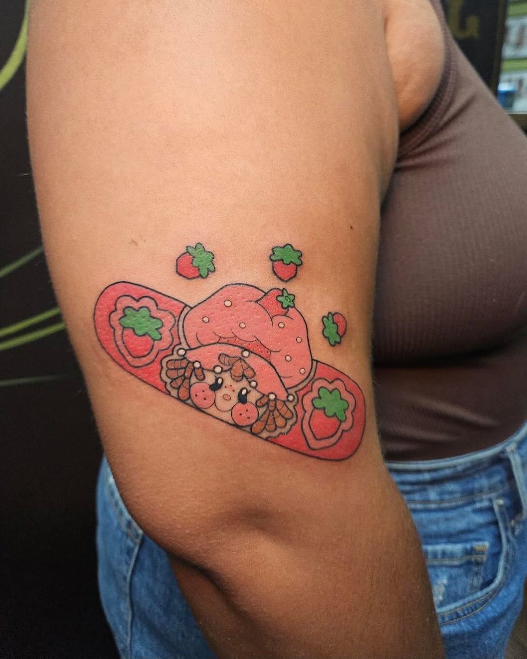 Tattoo by @grayscaleskies — anime