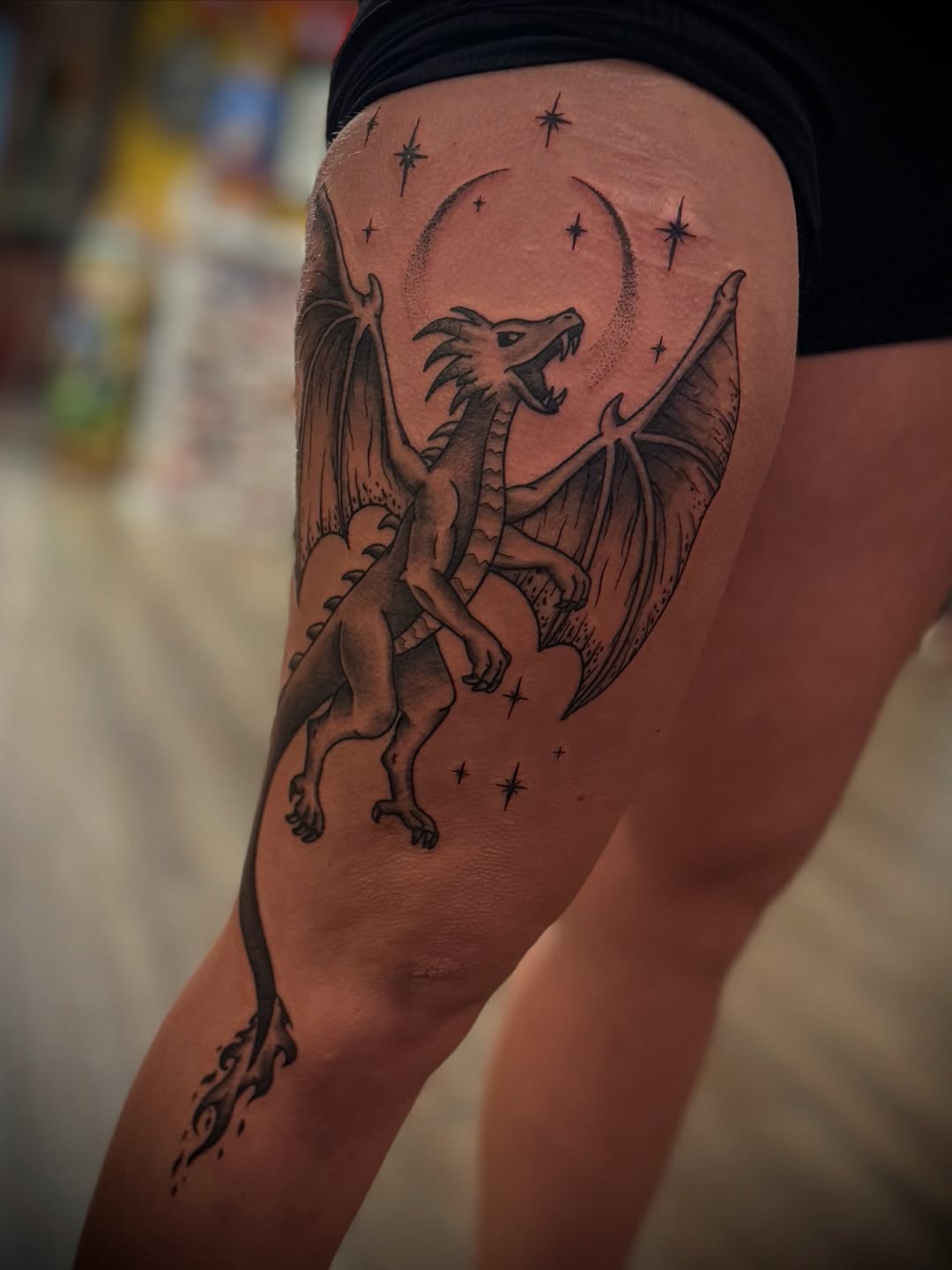 Tattoo by @jaybeetattoo — black_and_grey