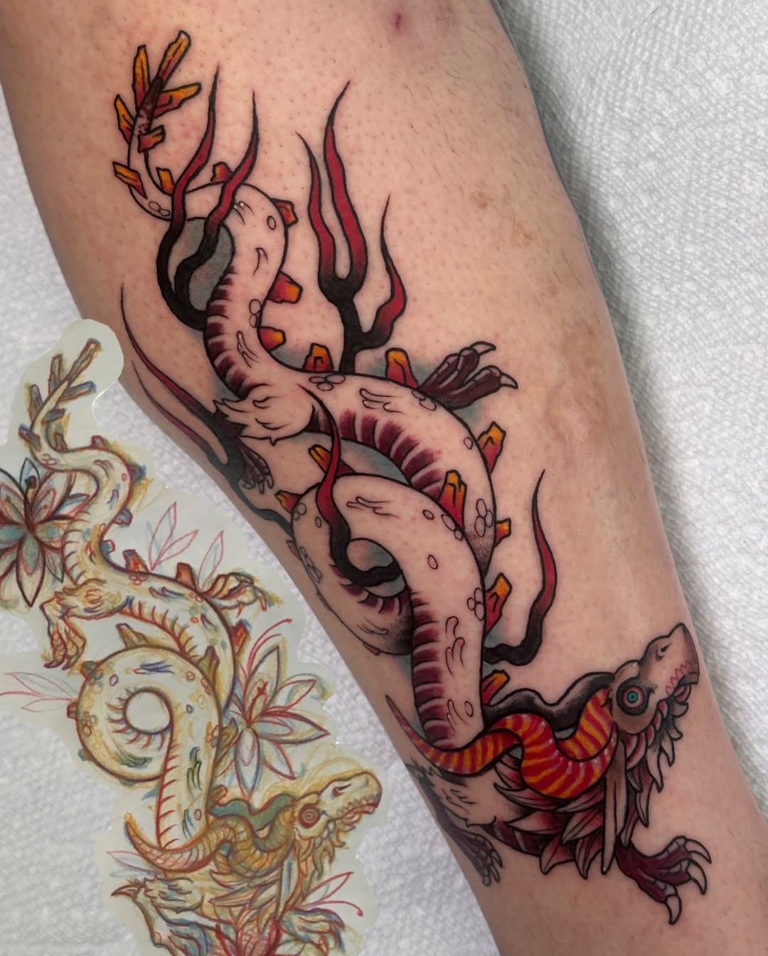Tattoo by @caitycat.tattoos — new_school, illustrative