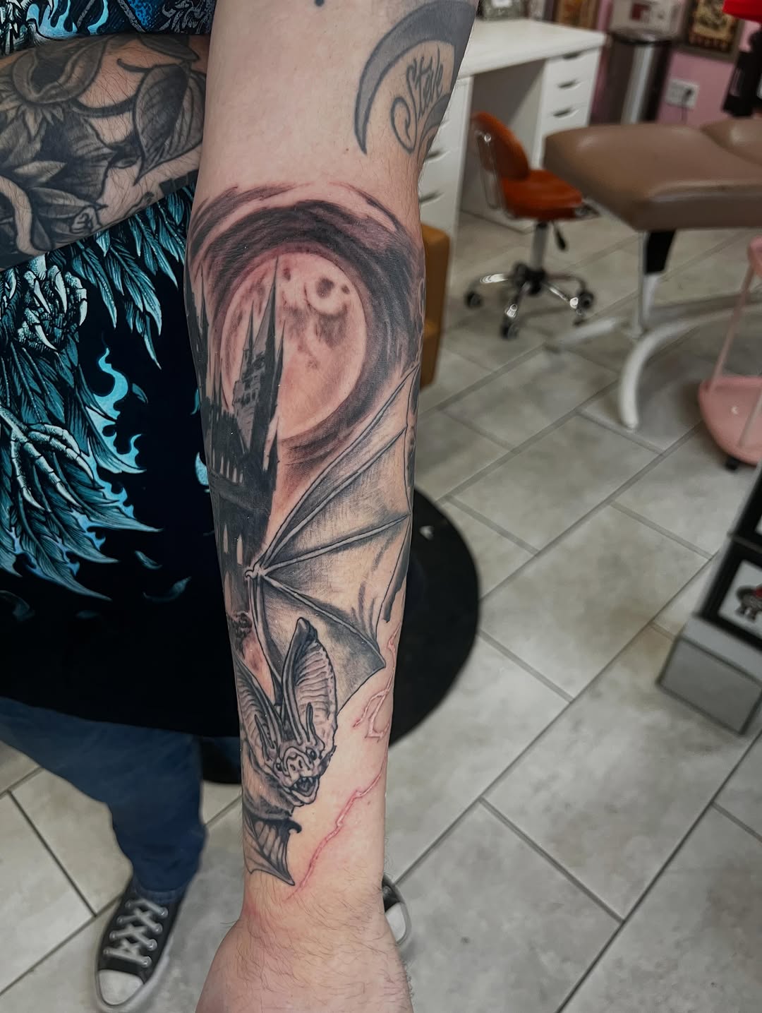 Tattoo by @tattoosbylevi — black_and_grey, realism