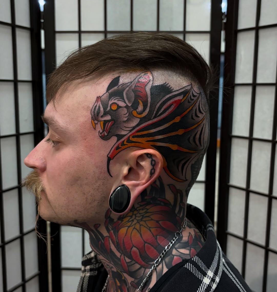 Tattoo by @mirelajade — american_traditional, black_and_grey