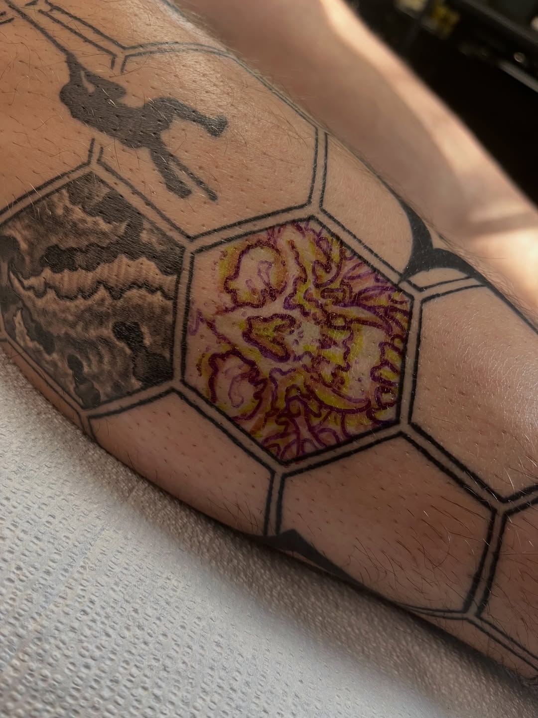 Tattoo by @edflorestattoo — geometric, blackwork
