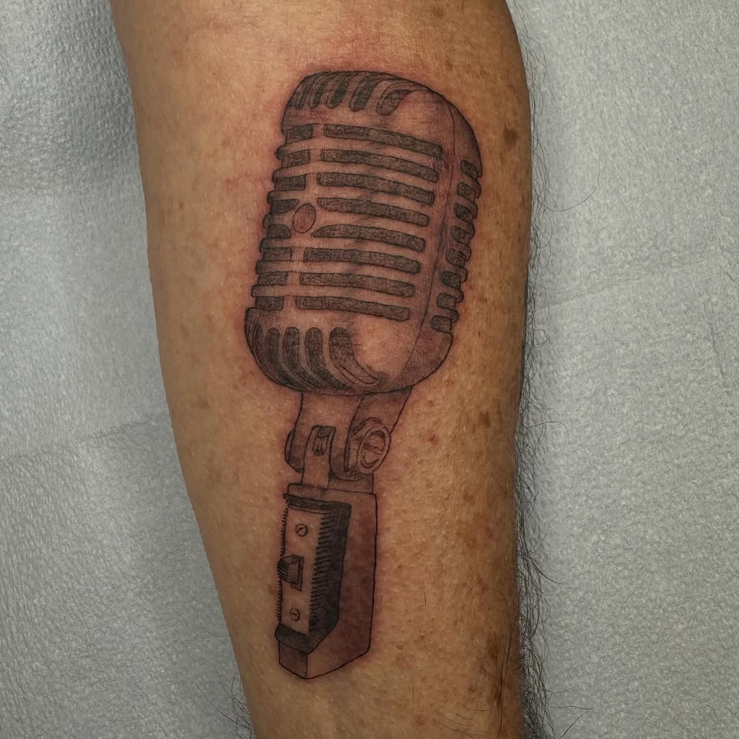Tattoo by @hunterdoestattoos — black_and_grey, realism