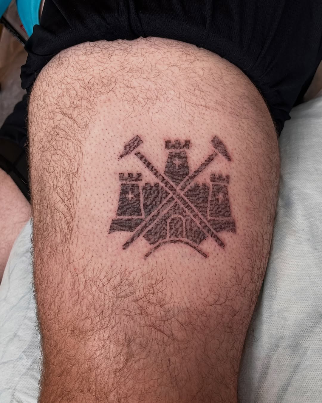 Tattoo by @gap_head — blackwork
