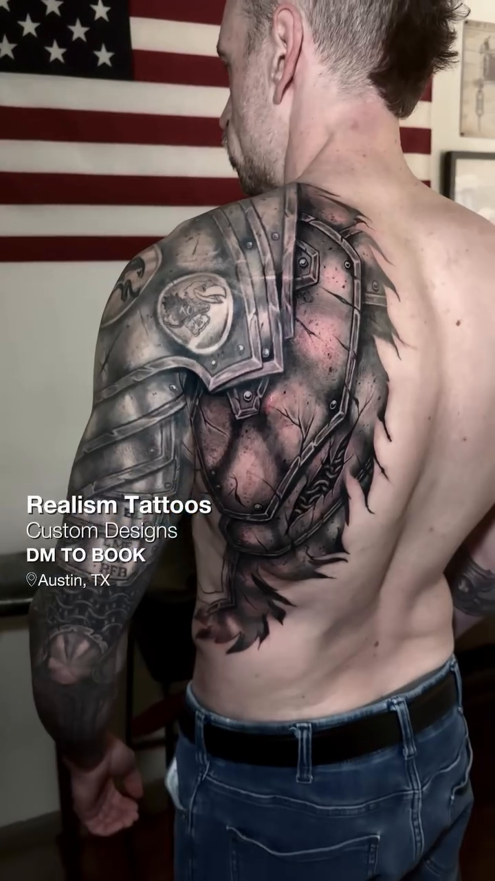 Tattoo by @henrryink โ realism, black_and_grey