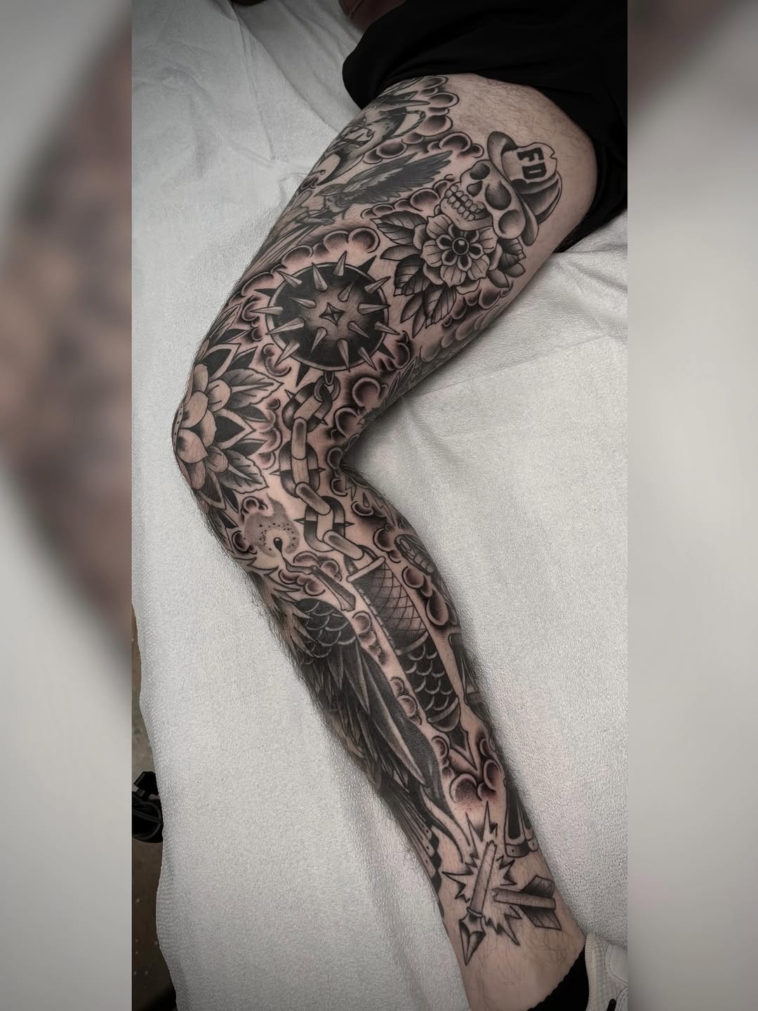 Tattoo by @alyssaquick__ — american_traditional, illustrative