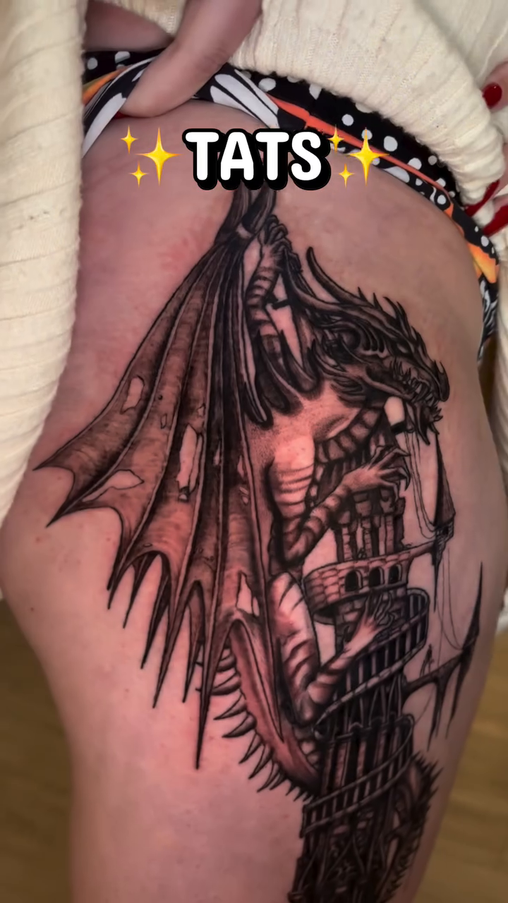Tattoo by @kiwi.tatties — illustrative, black_and_grey