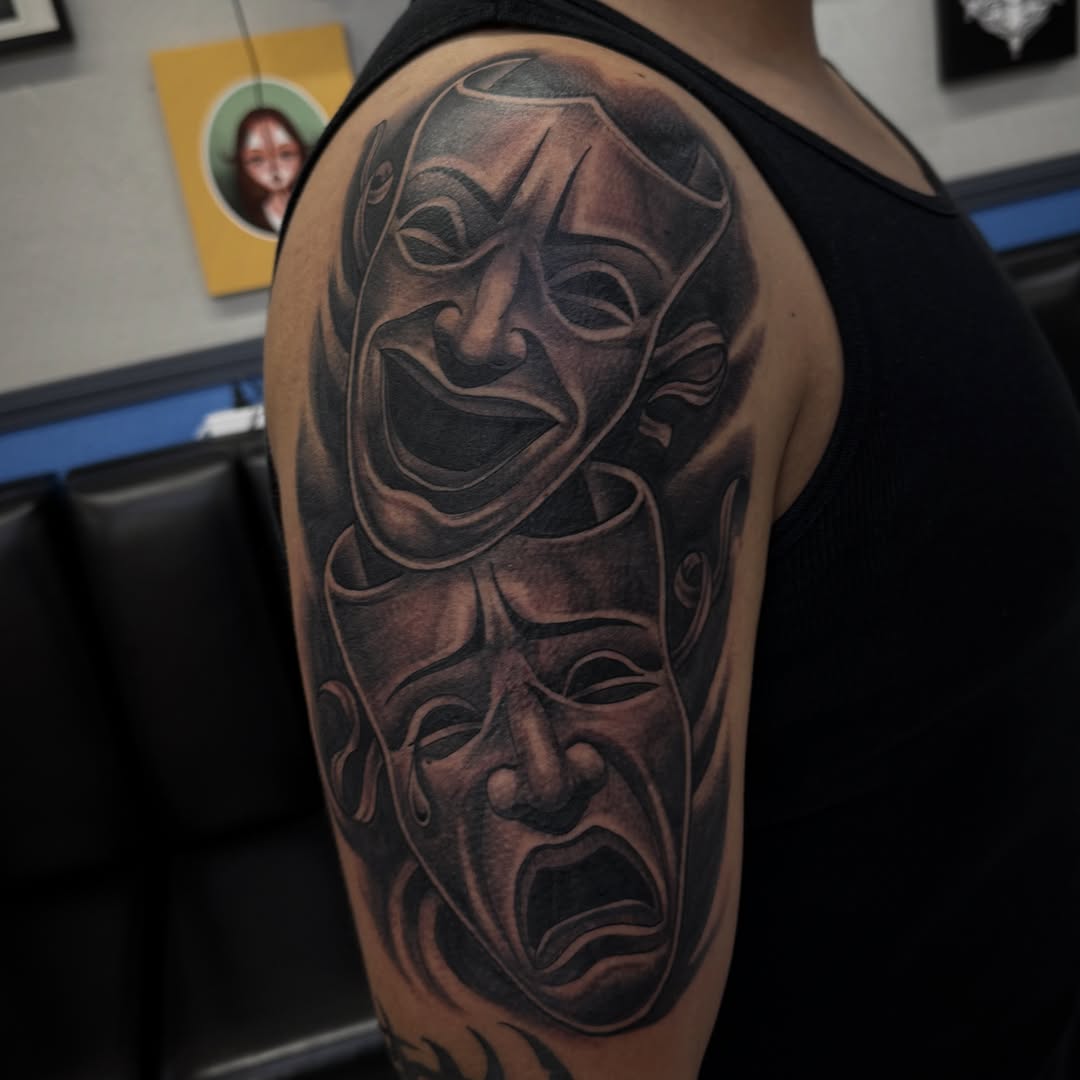 Tattoo by @mannytats — black_and_grey, realism
