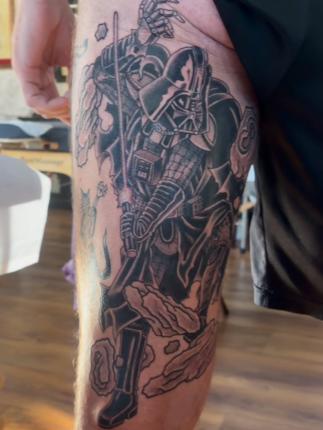 Tattoo by @ben_cheesewht — black_and_grey, realism