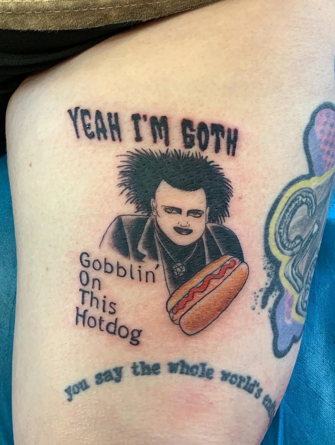 Tattoo by @electricpagan — lettering_script, ignorant