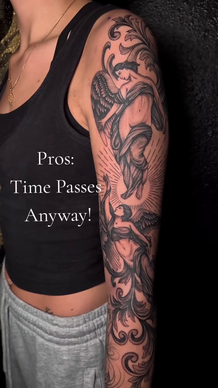 Tattoo by @lovelylyla.tatts — black_and_grey, realism