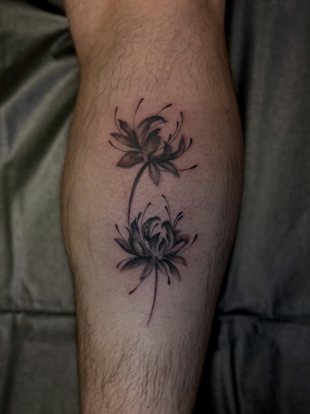 Tattoo by @inkwlexaa — black_and_grey
