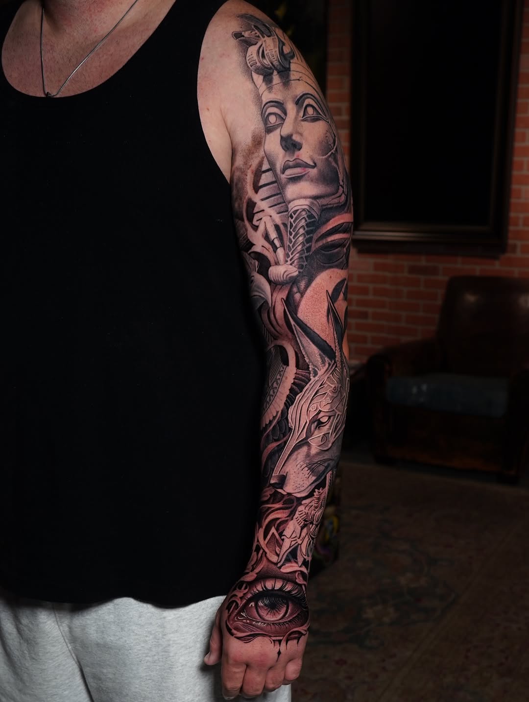 Tattoo by @daniil.naraev — black_and_grey, realism