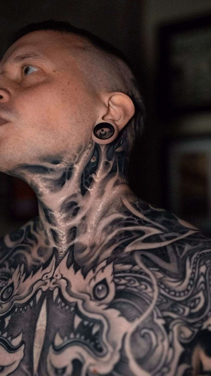Tattoo by @victorportugal — blackwork, ornamental