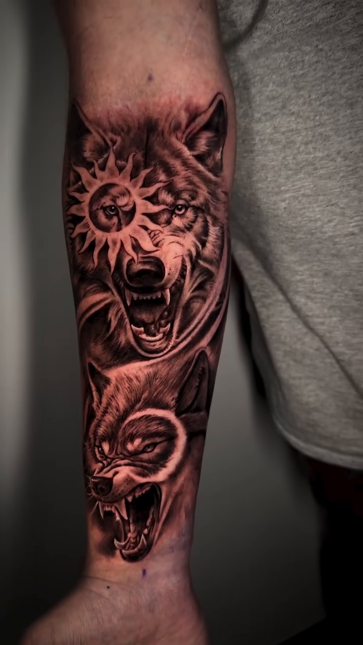 Tattoo by @dantattoo801 โ realism, black_and_grey