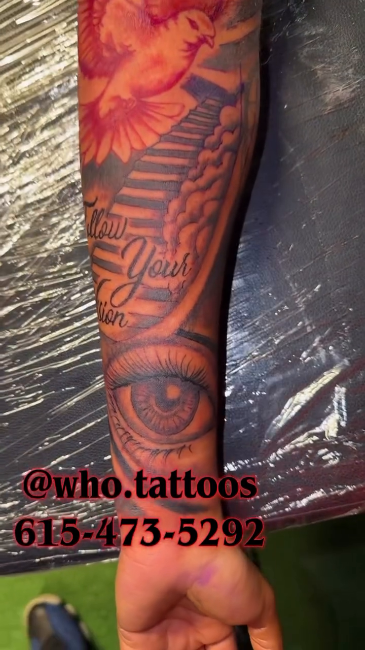 Tattoo by @who.tattoos โ illustrative, black_and_grey