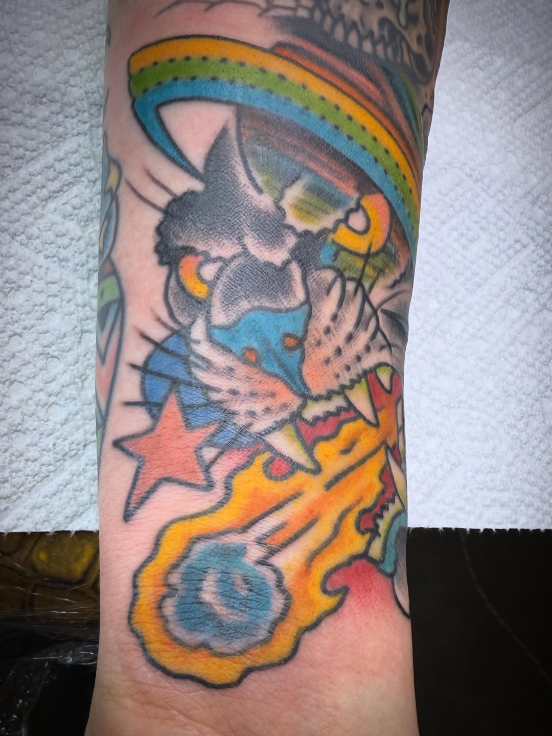 Tattoo by @glessnertattoo — american_traditional, new_school