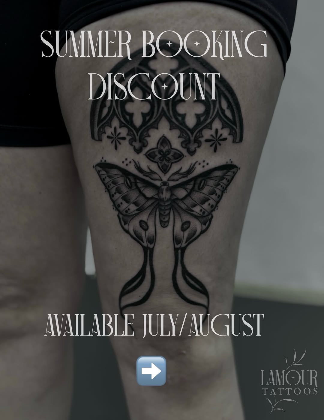 Tattoo by @lamour.tattoos — blackwork