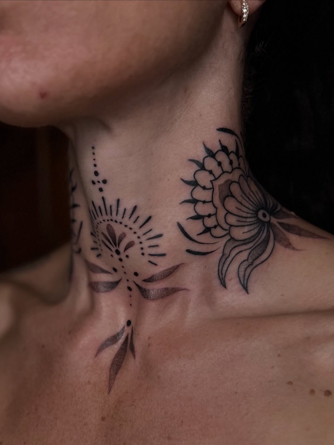Tattoo by @thepaintedlady_tattoo — ornamental, dotwork