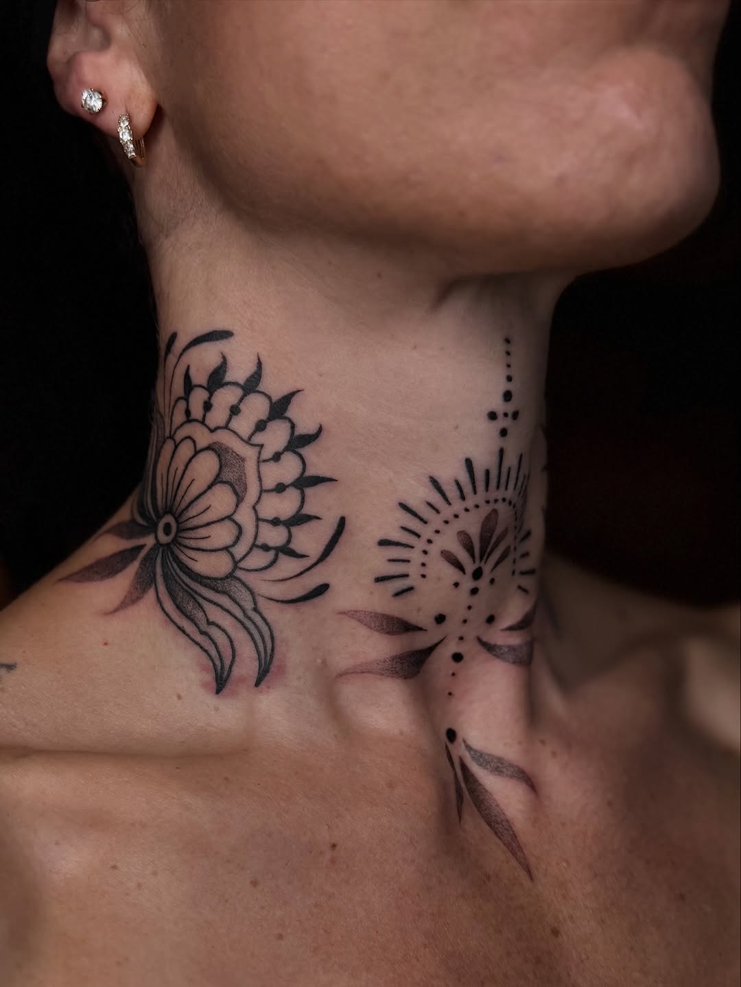 Tattoo by @thepaintedlady_tattoo — ornamental, dotwork