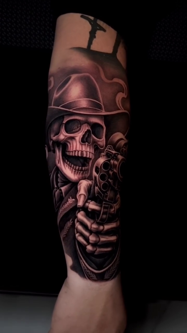 Tattoo by @sm_tattz — dark_realism, black_and_grey