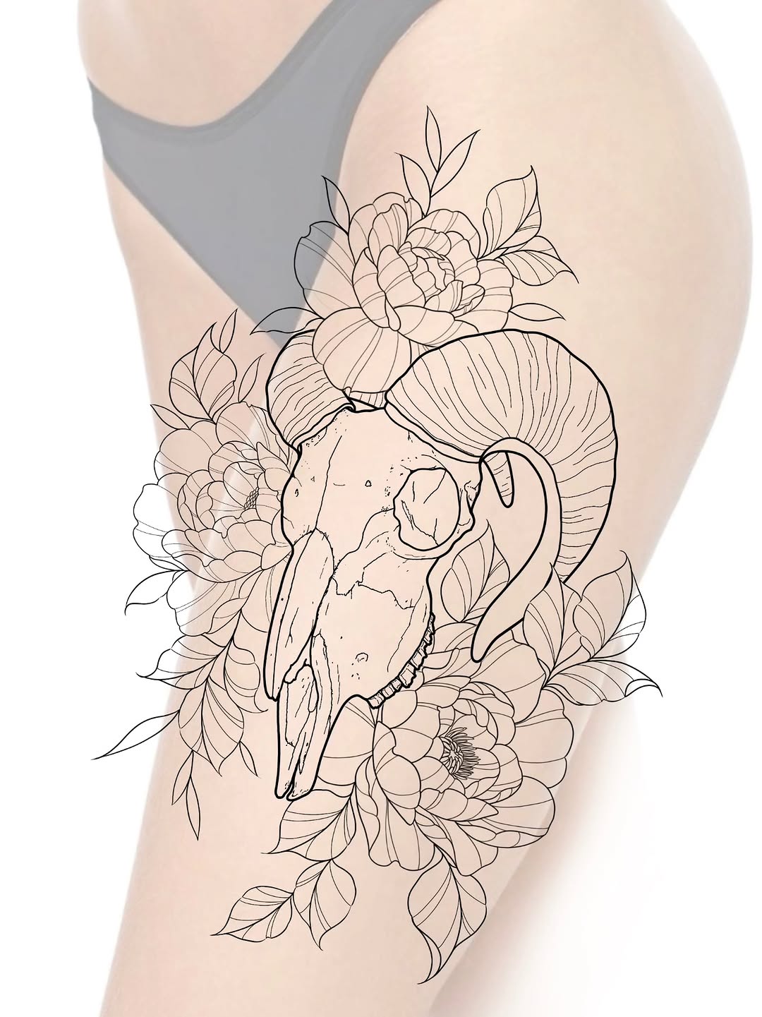 Tattoo by @tattsbytayy — black_and_grey