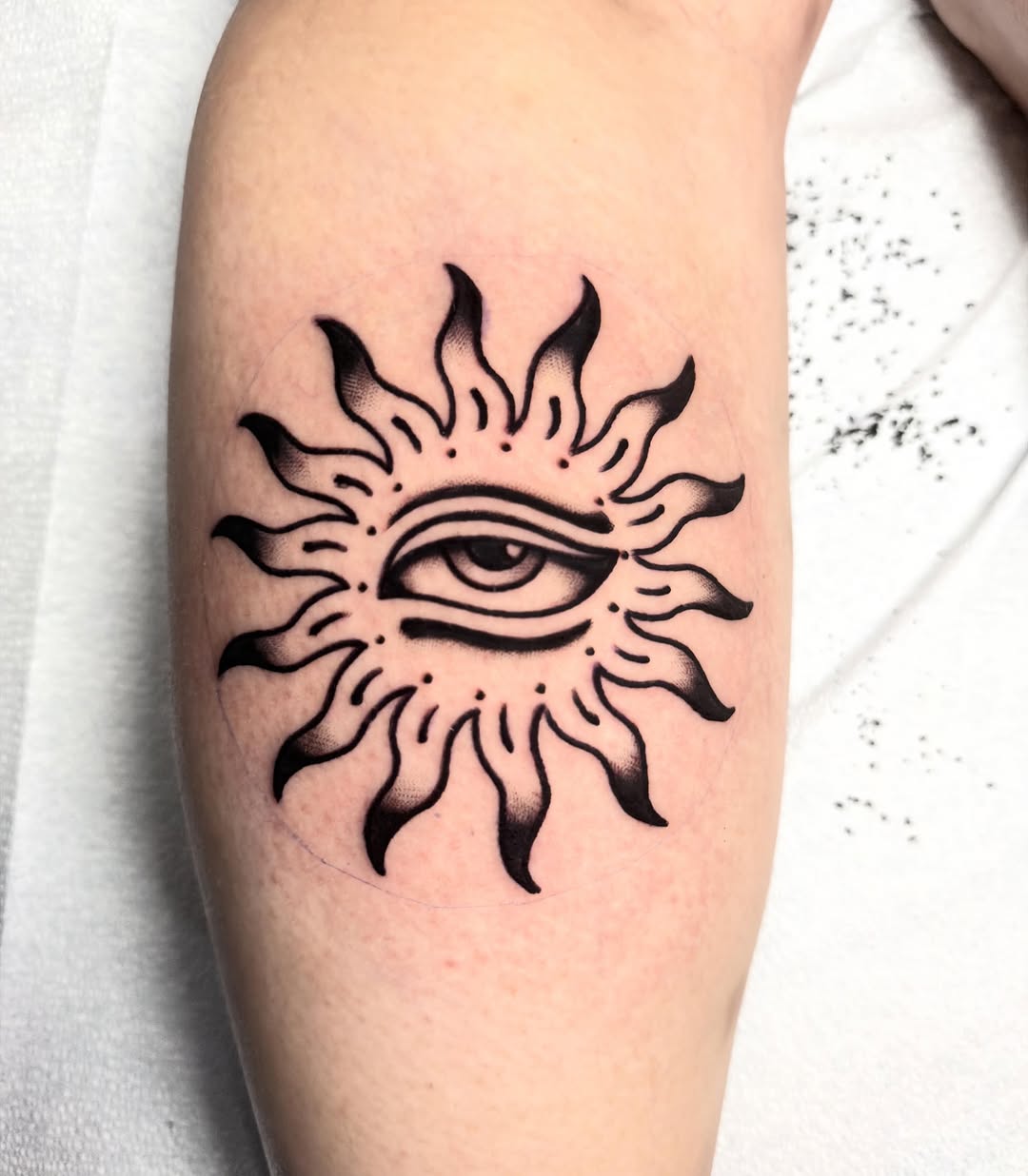 Tattoo by @okaytats — american_traditional, black_and_grey