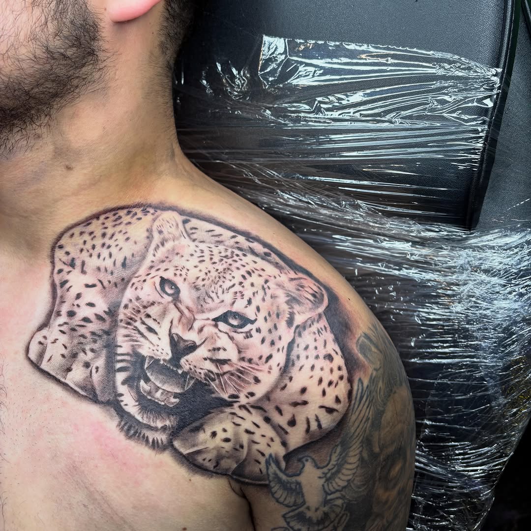 Tattoo by @koolzink — realism, black_and_grey