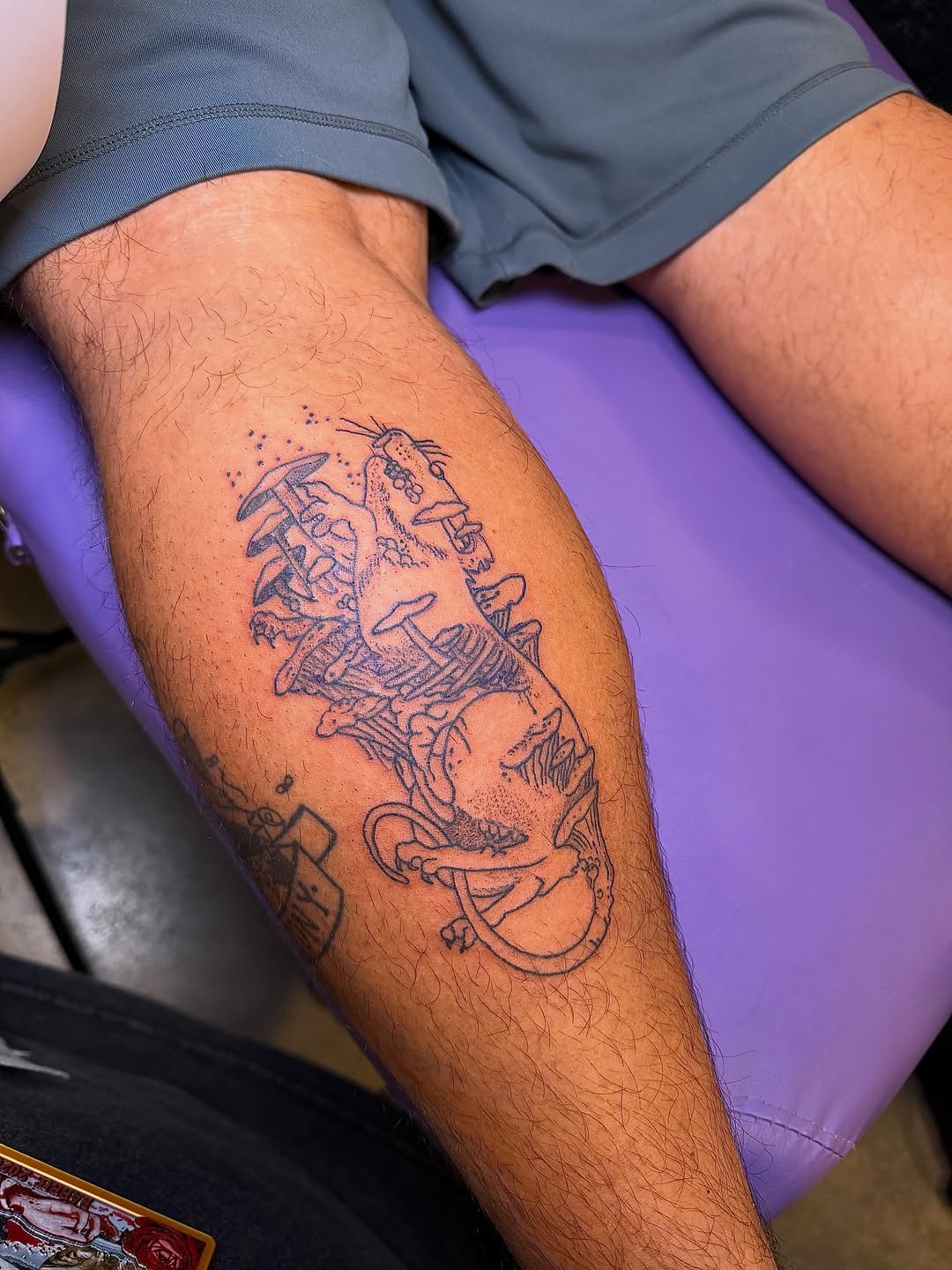 Tattoo by @storylines.tattoos — illustrative, black_and_grey