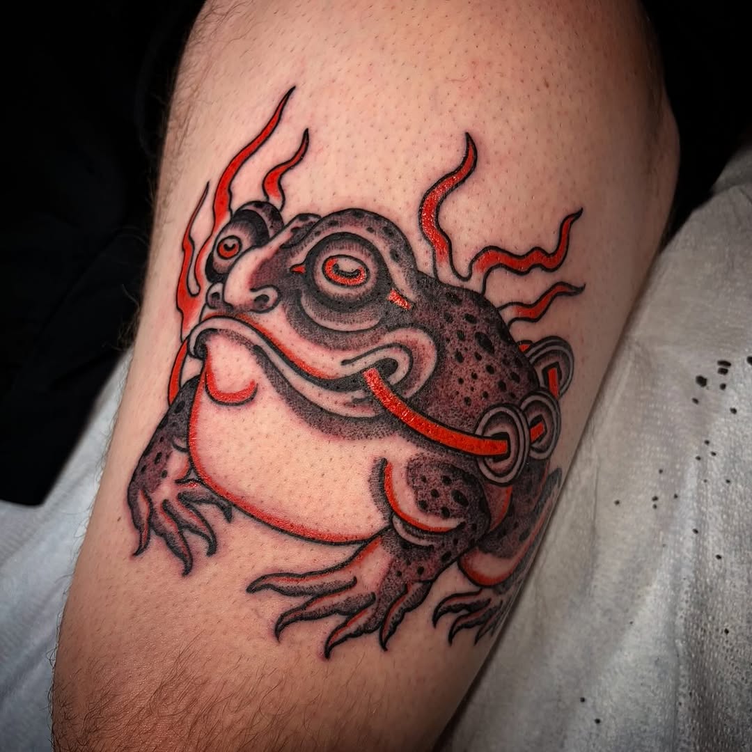 Tattoo by @frankphoenix — american_traditional, neo_traditional