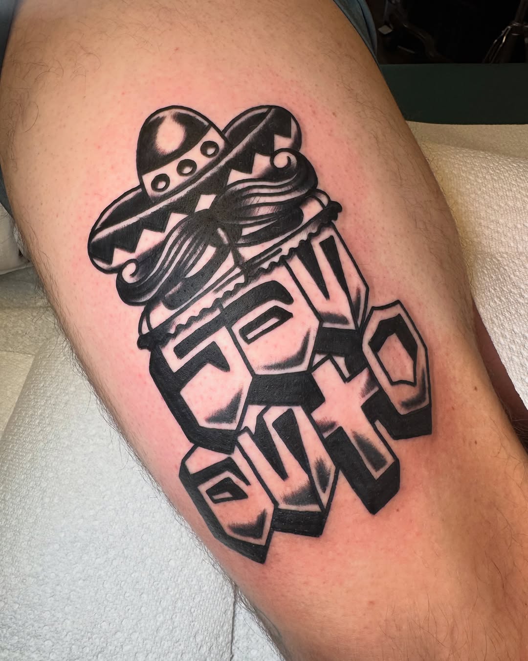 Tattoo by @alexkass_ep — lettering_script