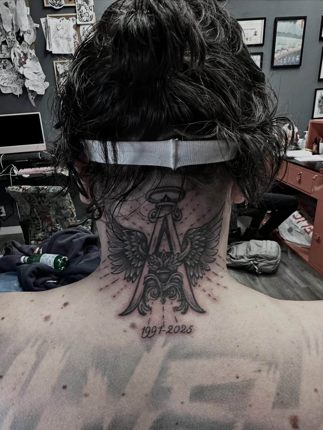 Tattoo by @miastattoo2 — blackwork, lettering_script