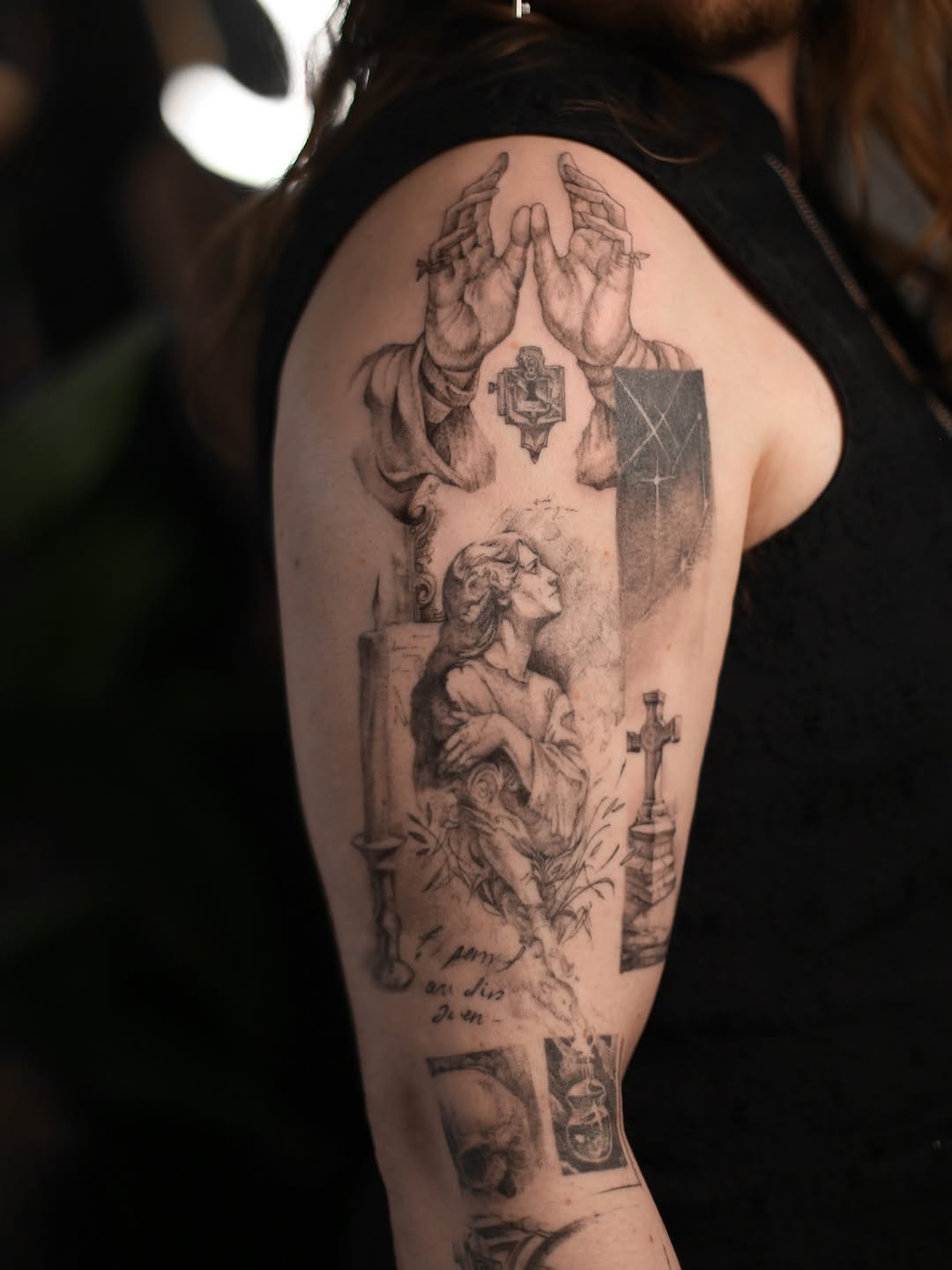 Tattoo by @ignis.tattoo.studio.kitchener โ black_and_grey