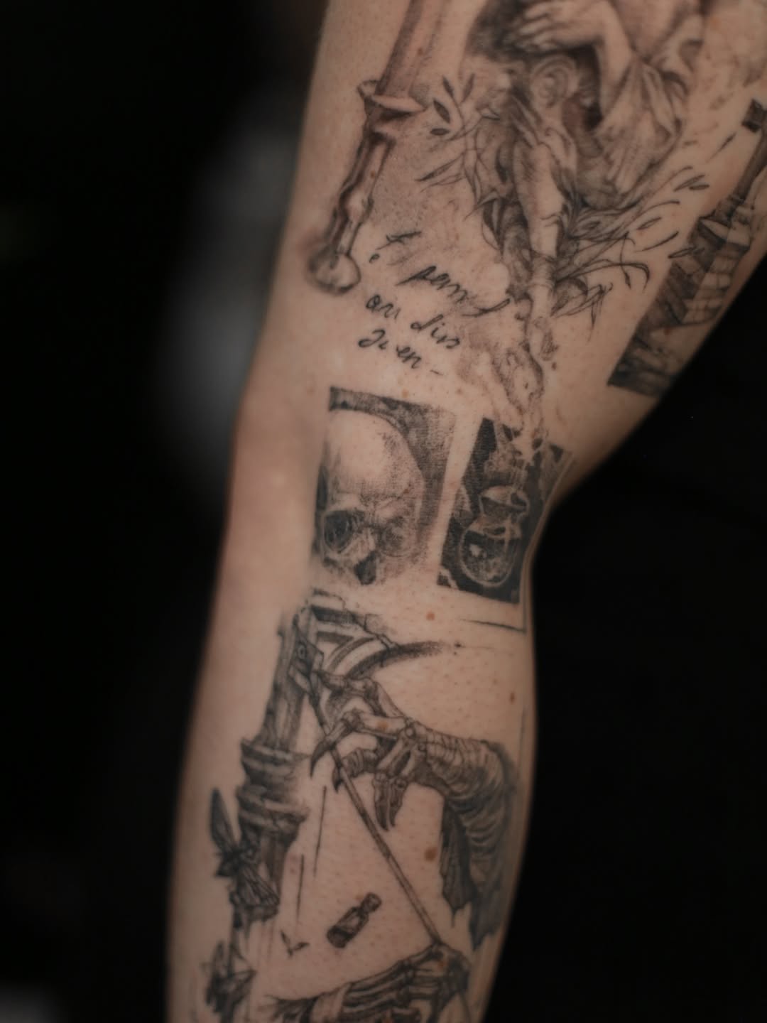 Tattoo by @ignis.tattoo.studio.kitchener โ black_and_grey