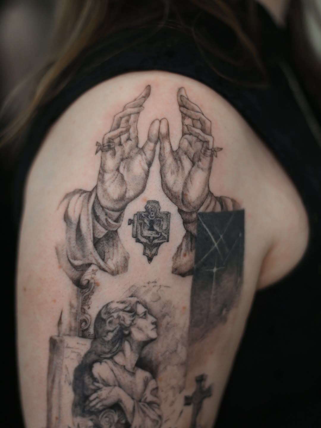 Tattoo by @ignis.tattoo.studio.kitchener โ black_and_grey, realism